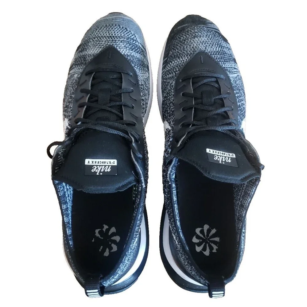 Nike Air Max Flyknit Racer Black White Oreo Men's Size 11 (DJ6106-001)